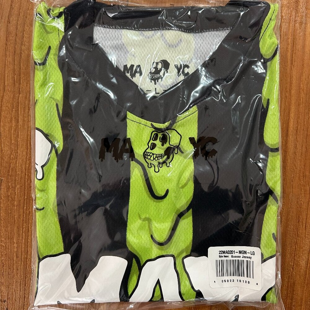 Mutant Ape Yacht Club - Mayc Soccer Jersey - Large BAYC - Sealed